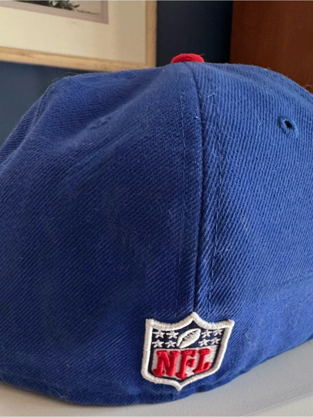 New Era Kids Navy Blue Cap with Red Buffalo Patch